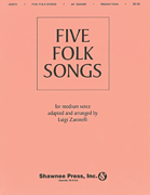 Five Folk Songs Vocal Solo & Collections sheet music cover